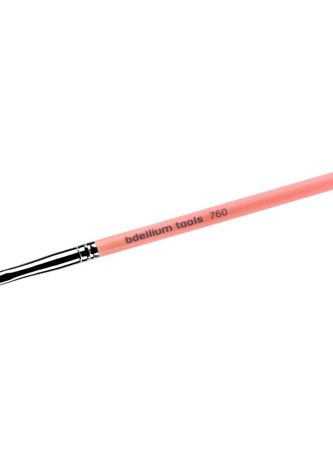 Bdellium Tools Professional Makeup Brush Pink Bambu Series Liner/Brow - Image 3